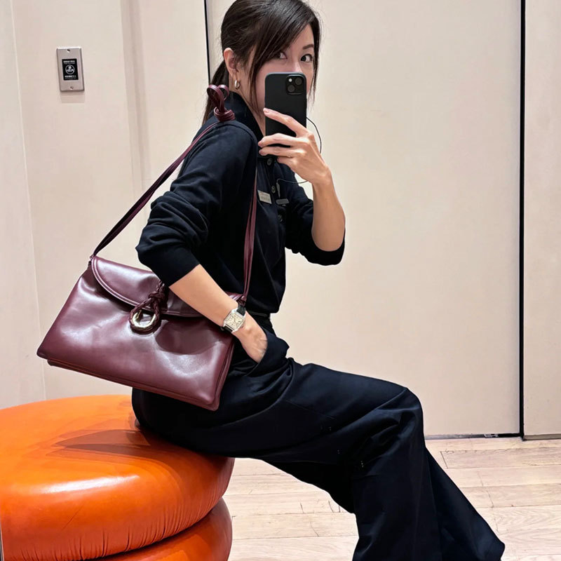 2025 New Luxury Woven Metal Buckle Evening Clutch Bag Genuine Leather Fashion Shoulder Crossbody Bag For Women - Thumbnail 2