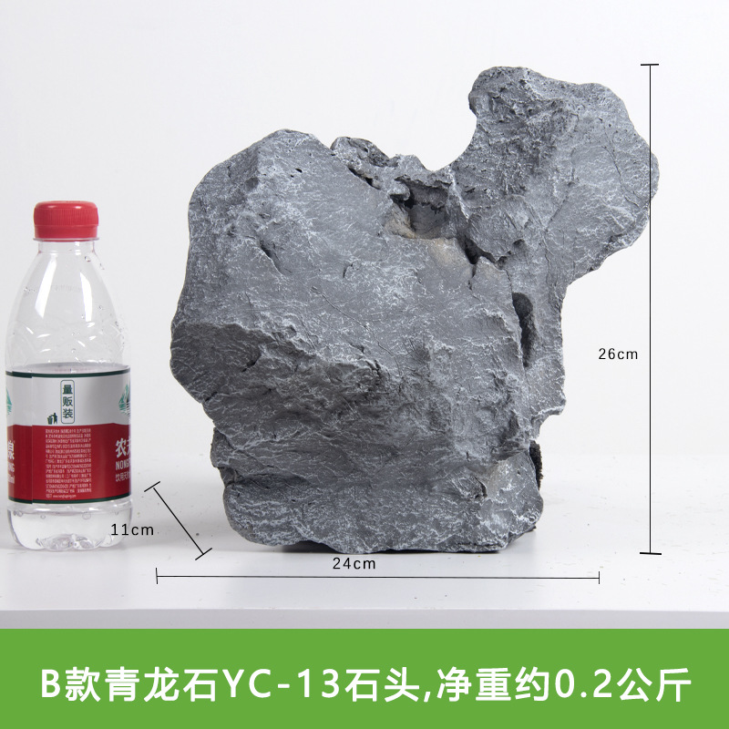 Jardín rocalla paisajismo decoración de resina piedra falsa película de filmación espuma micro paisaje piedra de simulación de musgo