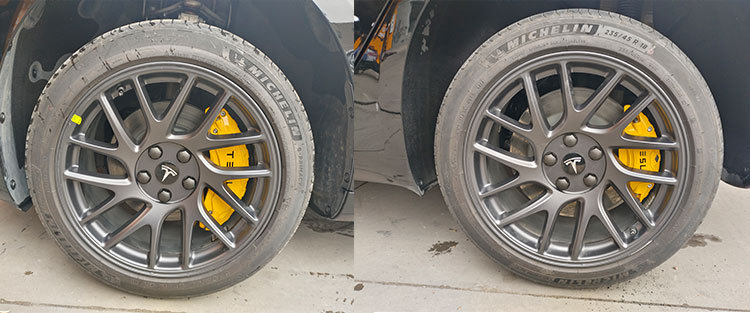Suitable for 24 Tesla Model 3 Brake Caliper Covers Modified Special Aluminum Alloy Wheel Caliper Cover Source