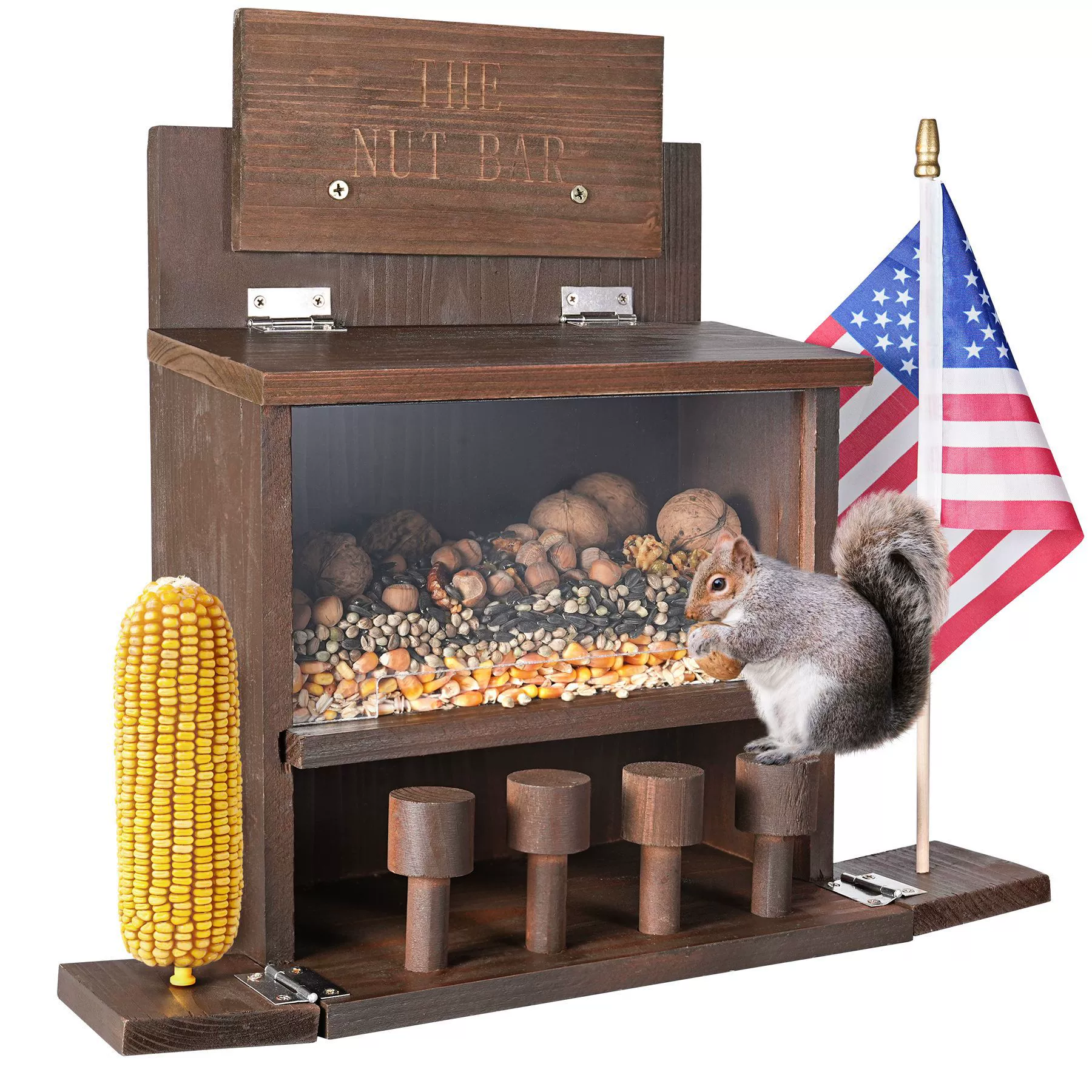 Кормушка для белок на открытом воздухе зимняя кормушка для диких птиц сад двор кормушка для домашних животных проживание в семье украшения отеля