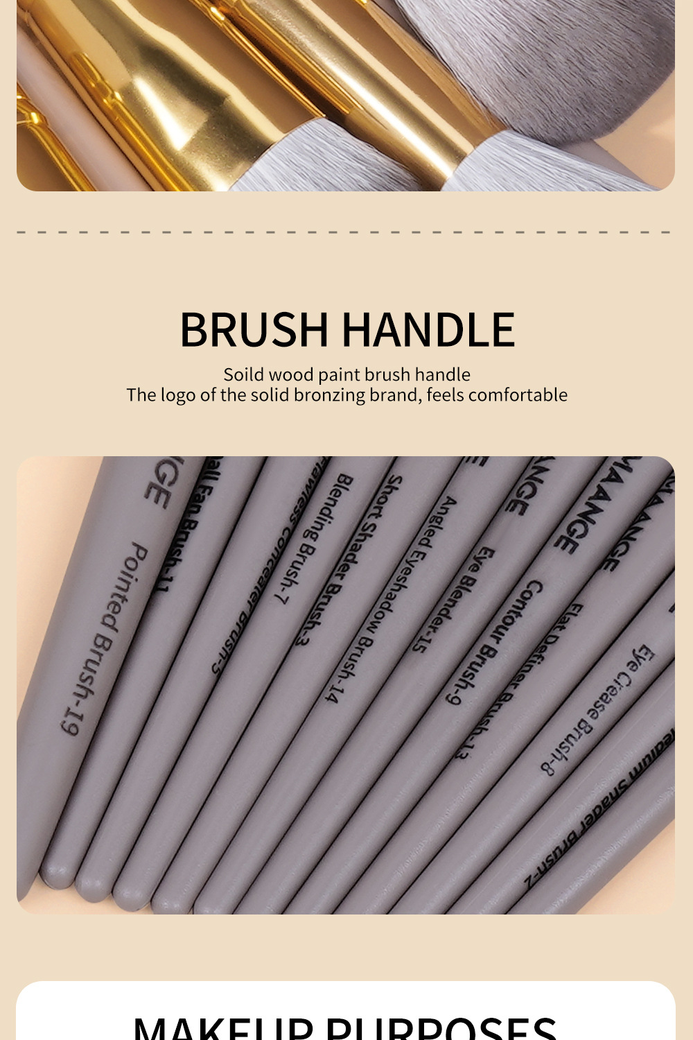 Factory direct sales 25-piece luxury makeup brush set plus box professional beauty tools nylon bristles for beginners