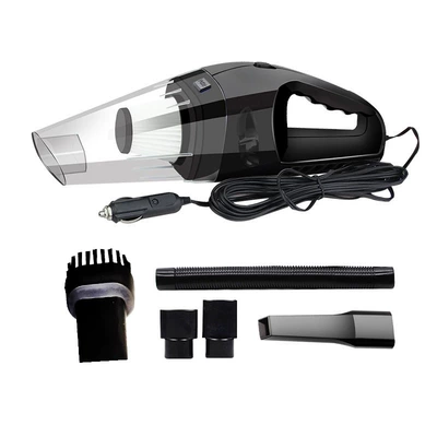 Cross-border car vacuum cleaner high-power car charging portable high-suction hand-held small car vacuum cleaner (Tozsoranlar) - wired-black