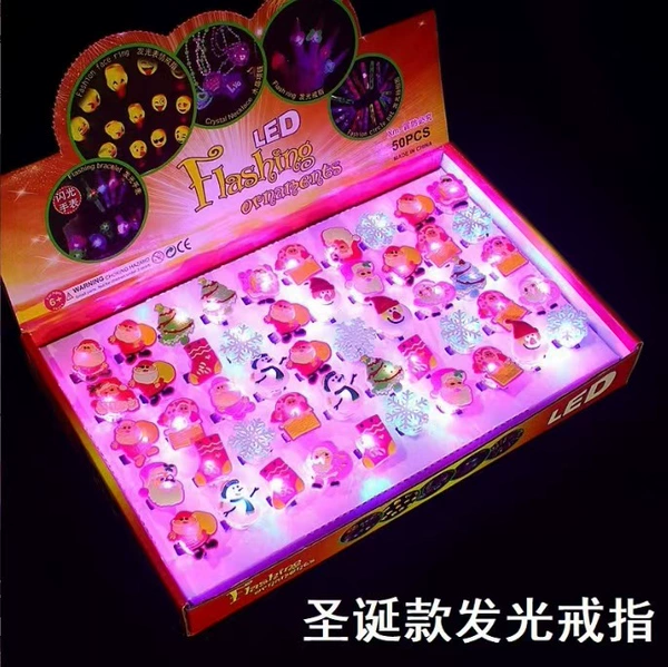 Christmas light-up ring