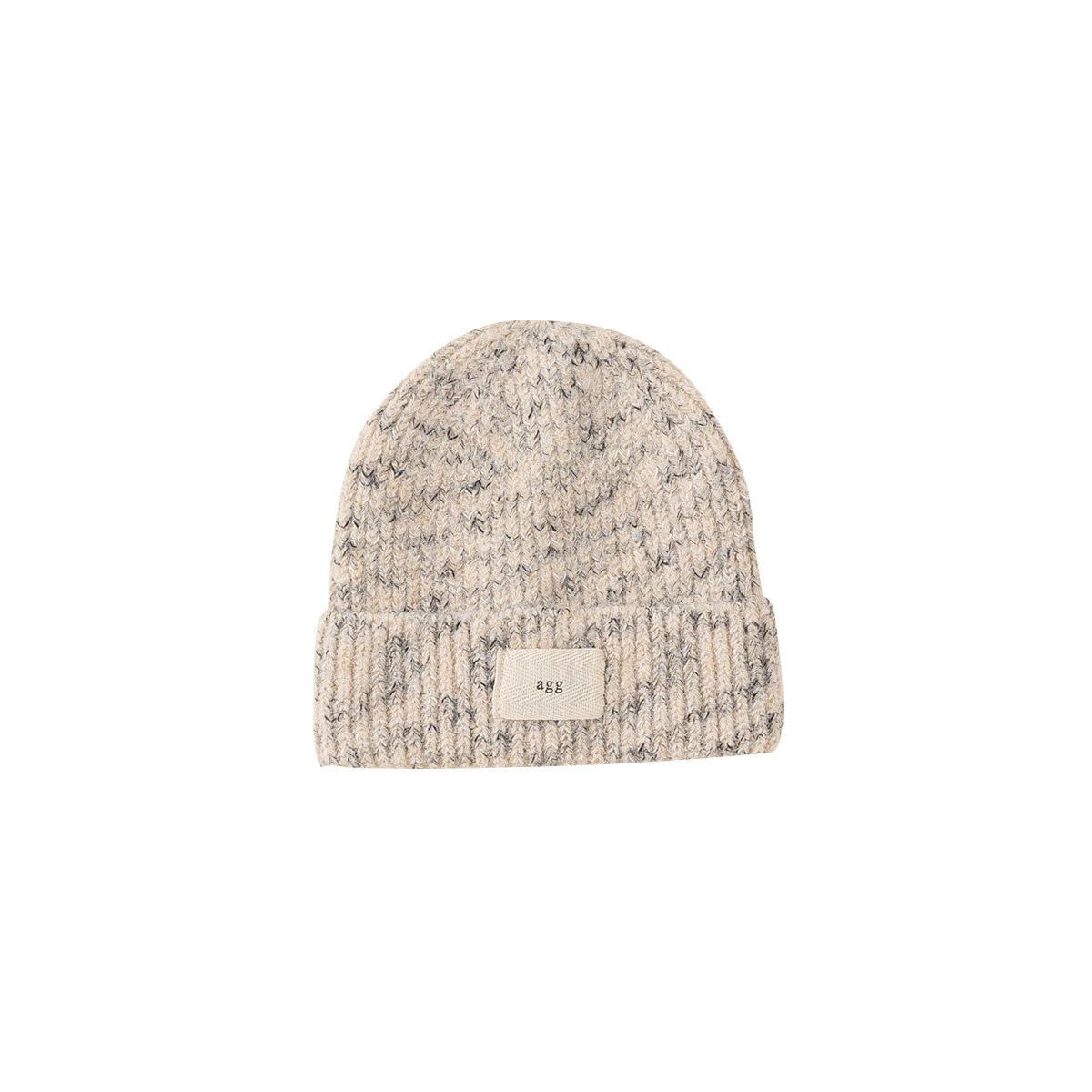 Yubao niños INS etiqueta de tela mixta sombrero de punto otoño invierno niñas sombrero frío sombrero de etiqueta de letras extranjeras