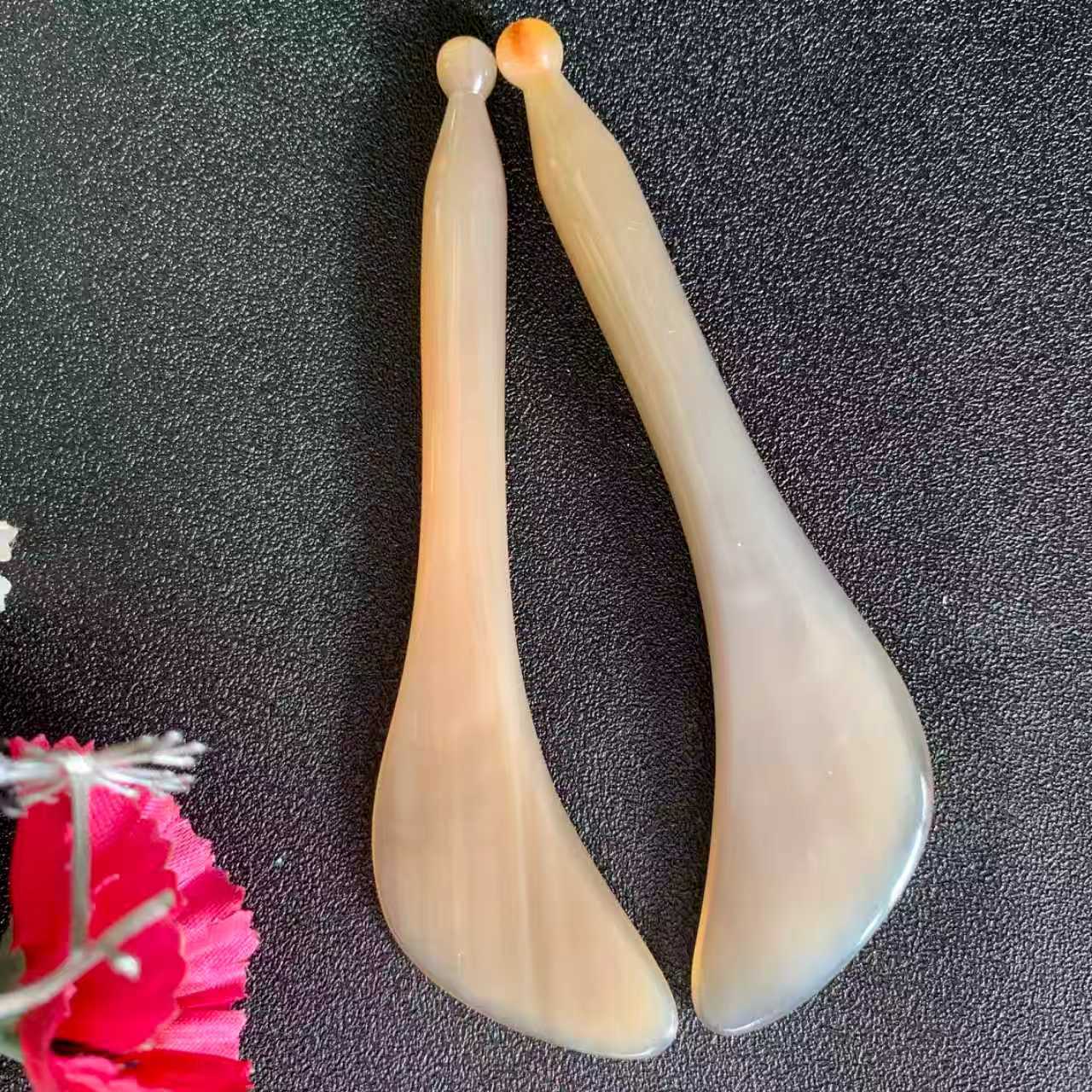 Horn Massage Stick Horn Pull Tendon Stick Face Point Scraping Facial...