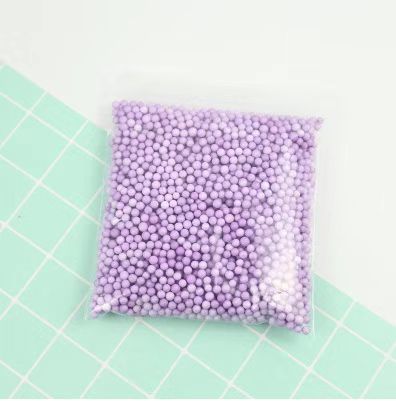 4-6mm macaron color bola de espuma material hecho a mano bricolaje Bola de partículas delgadas Planeta de flujo de relleno decorativo