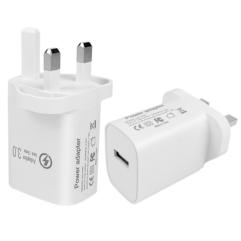 QC3.0 充電器携帯電話 18 ワット充電器 qc3.0 急速充電ヘッド 5V3A 急速充電米国標準ヨーロッパ充電器|undefined
