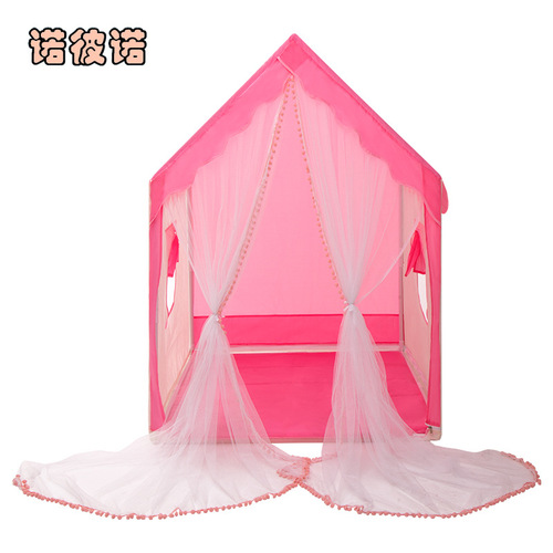 Bestselling Children's Little House Tent Game House Reinforced Metal Frame Indoor Boy Girl Princess Toy Castle
