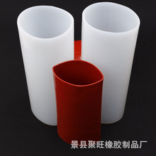 大口徑大號大直徑波紋硅橡膠管軟管套桶管紅色硅膠管