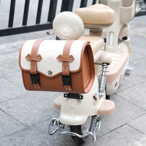 Motosiklet elektrikli velosiped suya davamlı yan oturacaq saxlama çantası