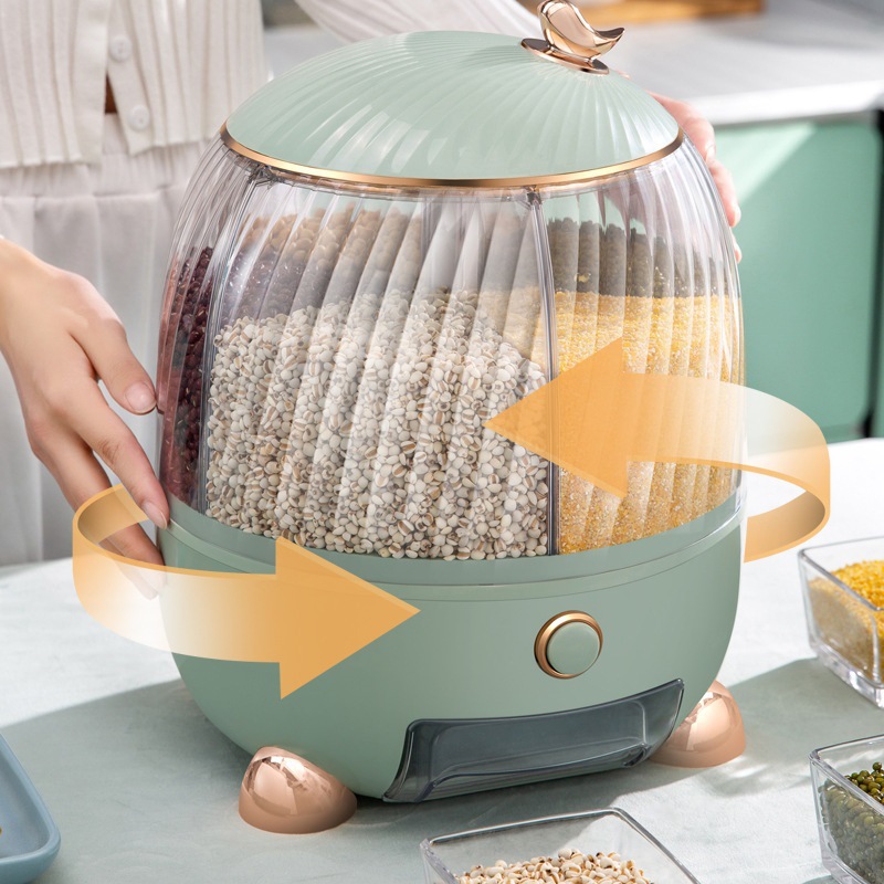 Clasificación de celebridades de Internet, cubos de arroz, granos integrales, arroz doméstico, a prueba de insectos y humedad, sellado y almacenamiento de arroz Chen Zhikun