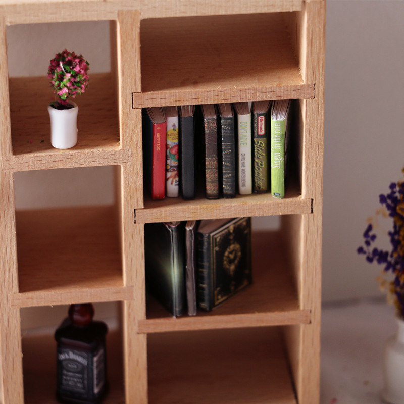 Dollhouse1: 12 Mini casa de muñecas libros clásicos libros accesorios de bolsillo para el hogar BJD escenas props de disparo