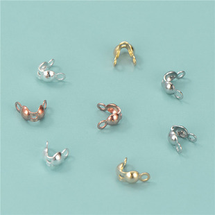Baotou buckle clip buckle s925 sterling silver handmade accessories diy handmade bracelet clip closure positioning button material