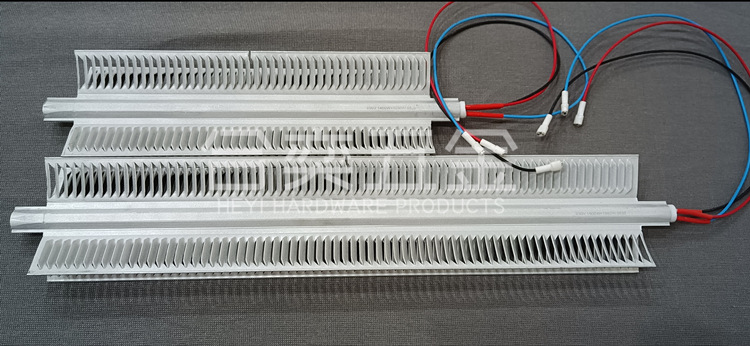 Aluminum fin heating tube