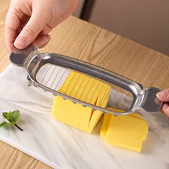 アルミ合金ダイカストチーズスライサーバターチーズワイヤーカット台所用品フォアグラチーズ分割器