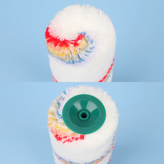 9-inch roller brush wholesale latex paint roller wall paint paint brush cotton thread polyester long hair striped roller