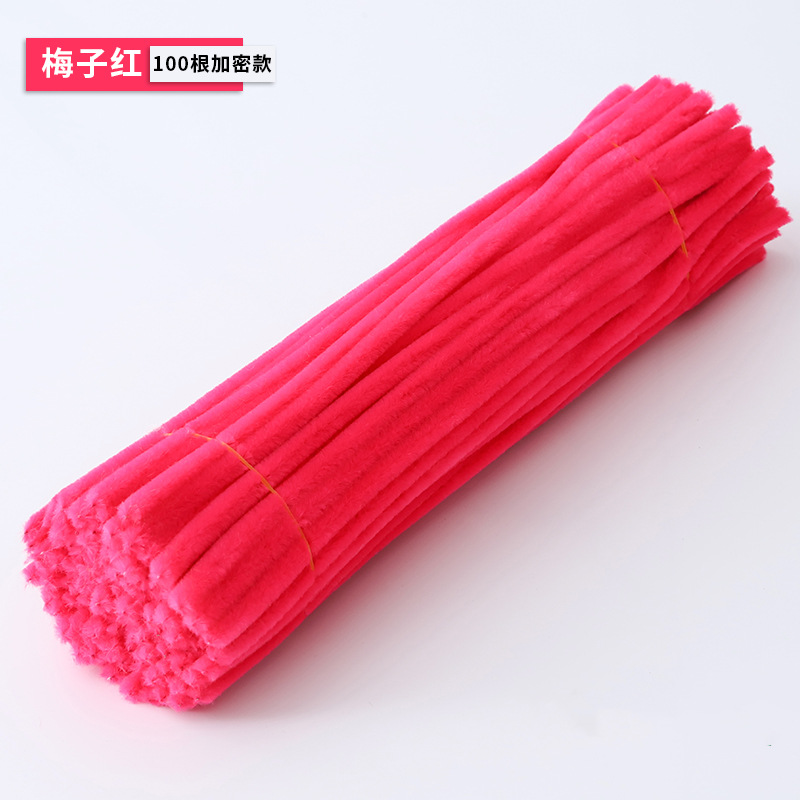 Macarón torsión varilla de cifrado ramo de terciopelo hecho a mano DIY material paquete de juguetes inteligentes fuegos artificiales raíz de pelo colorido