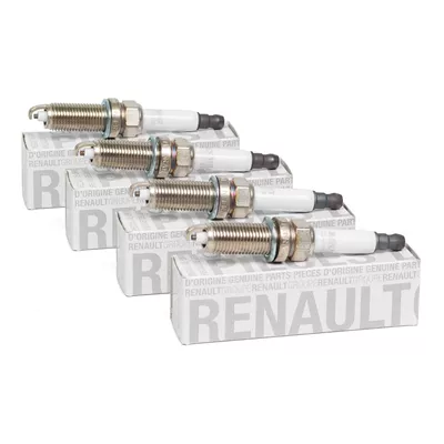 224011561R surface oxidation spark plug rainbow color 224019372R for Renault