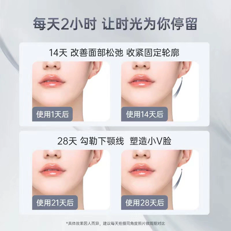 Медицинская подтягивающая повязка для лица Shoumei (Douyin), формирование V-овальной формы, укрепляющая лифтинг, улучшение носогубных складок, коррекция двойного подбородка, улучшение контура лица для женщин