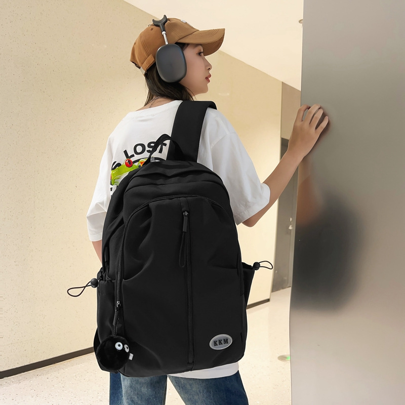 Nueva mochila simple hombre y mujer estudiante mochila de escuela media y secundaria estudiante mochila de gran capacidad Oxford tela Colegio estudiante mochila