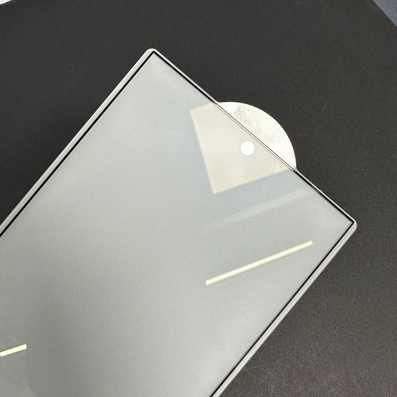 Adecuado para Samsung S24ultra helada película protectora a prueba de PEEP S24 película blanca película templada s24plus luz azul ojo protección película