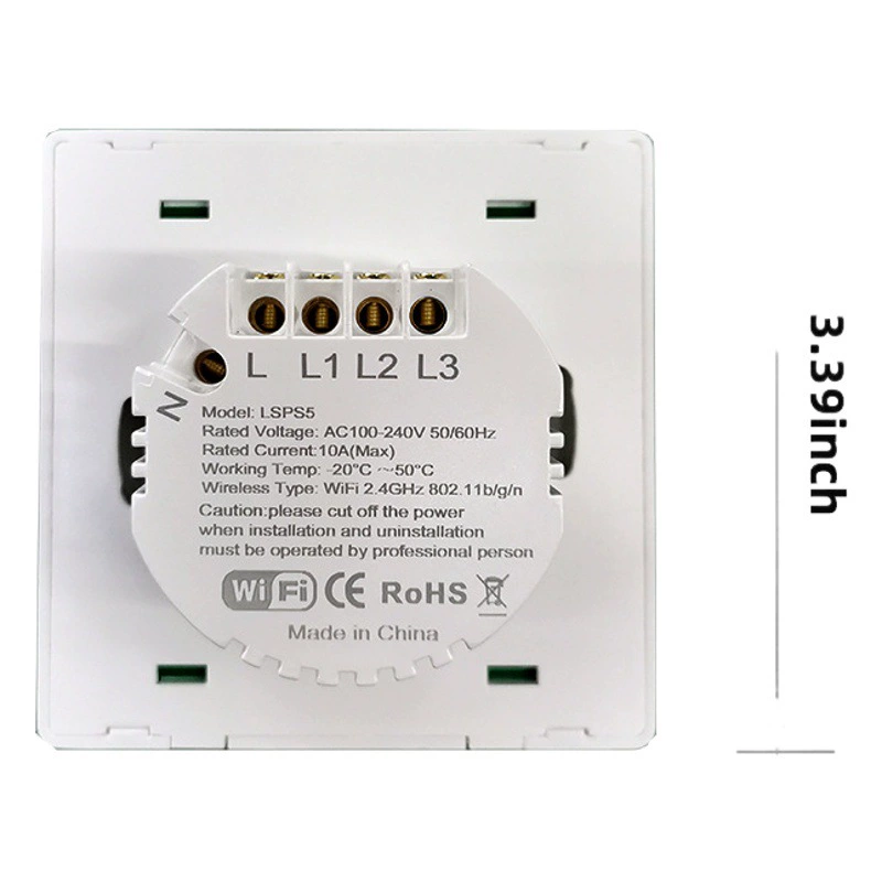 Longsipu 86 клавиш Wi-Fi интеллектуальный выключатель версия с одним огнем/нулевой огонь версия настенный выключатель схема граффити