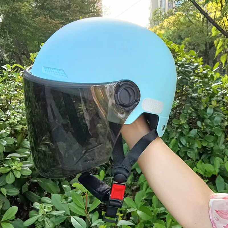 Savillan National Standard 3C Certified Electric Battery Autumn and Winter Car Helmet Men and Women Summer Sun Protection All-Season Half Helmet