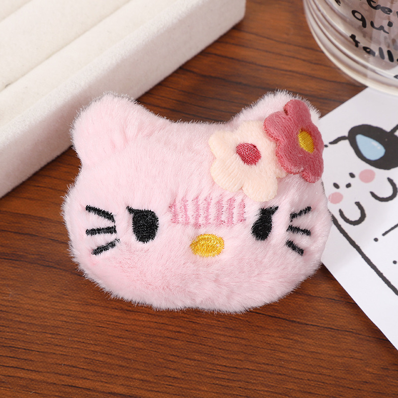 卡通毛绒kitty挂件可爱KT猫公仔装饰辅料甜美猫咪书包钥匙扣配件|undefined