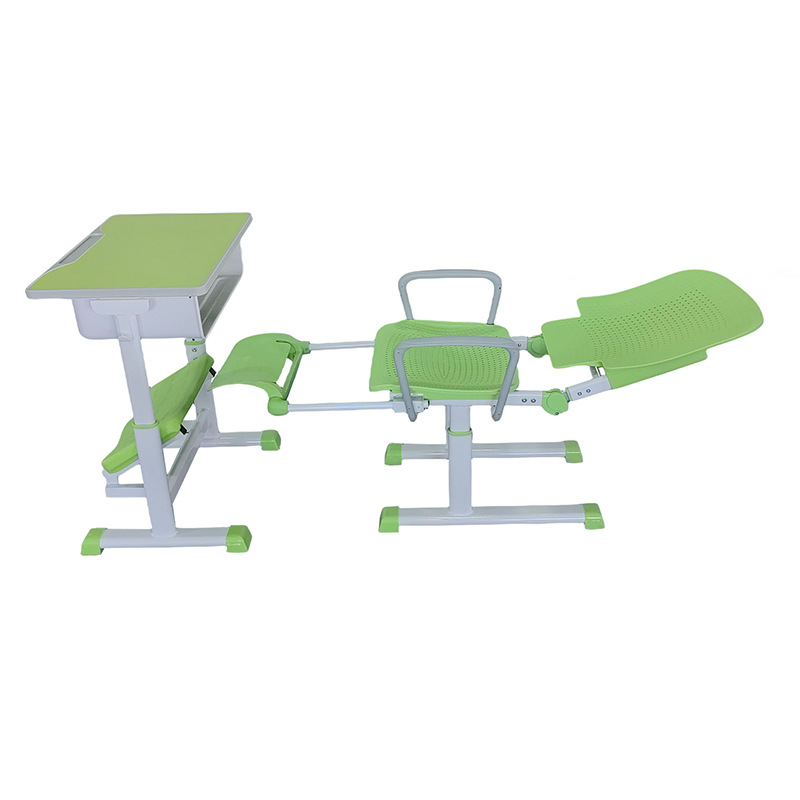 Mesa y silla individual para estudiantes (primaria/secundaria), altura ajustable con tubo, fabricante para escuelas o centros de tutoría image 24