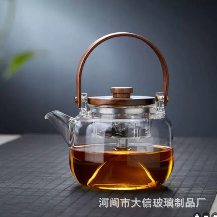 Glass teapot, tea for home use, set