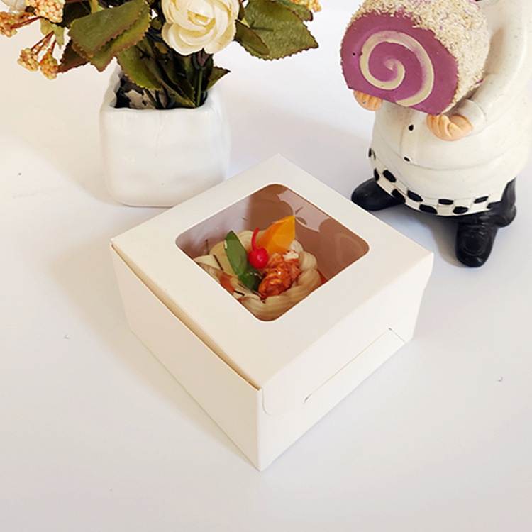 外贸烘焙包装盒手工牛皮纸 DIY西点盒食品小盒糖果饼干月饼盒子