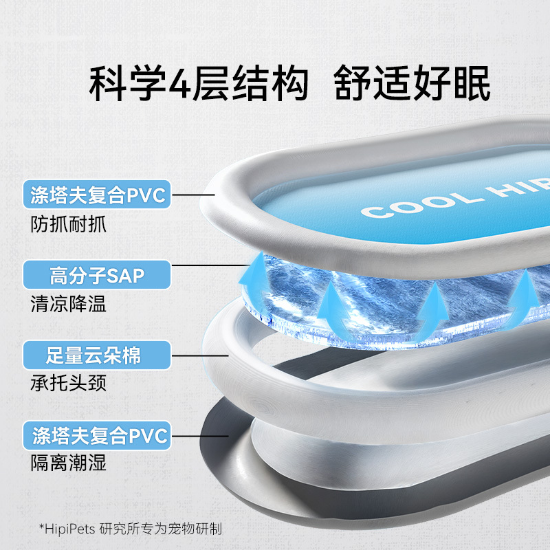 Summer Cat Cool Cool Fresco Oval Ice Nest para perros pequeños y medianos Enfriamiento Cojín para dormir para gatos Cojín para dormir para mascotas Nido para gatos