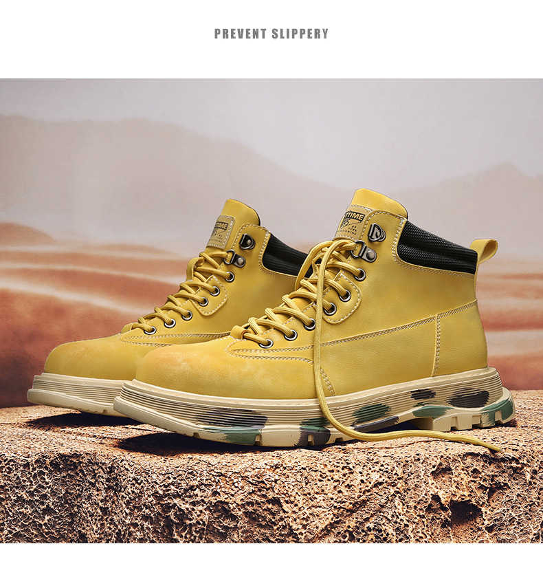 Martin syksyn korkeavartiset miesten ulkoiluun ja vuorikiipeilyyn tarkoitetut urheilukengät, liukumattomat, vedenpitävät aavikkomailaset_voghion.com