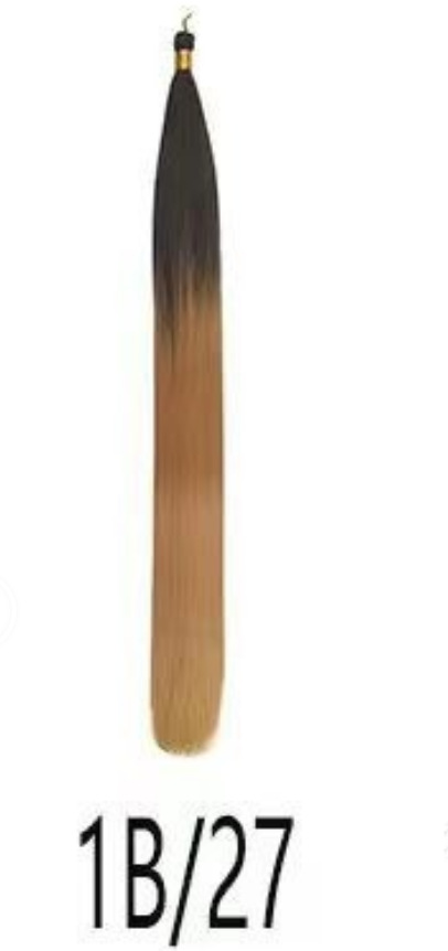 Wholesale Bone Straight bulk hair 24 pulgadas de fibra química Braiding Hair