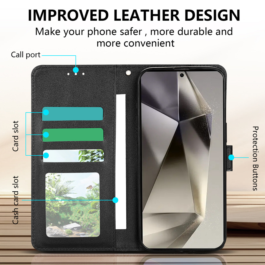 Flip Leather Protective Case With Card Slot For Samsung Series_voghion.com