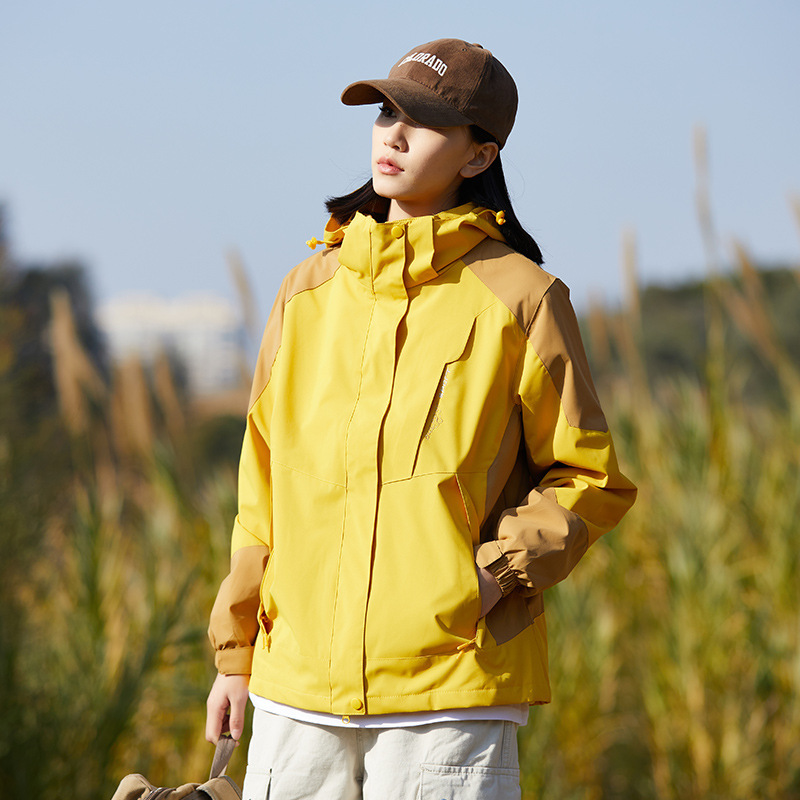 Jacket Women's Mountain Spring and Autumn Single Layer Thin Soft Shell Jacket Windproof and Waterproof Outdoor Mountaineering Wear Windbreaker Jacket North