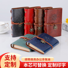 牛皮纸涂鸦便捷学生日记本手账本复古欧式海盗笔记本活页本记事本