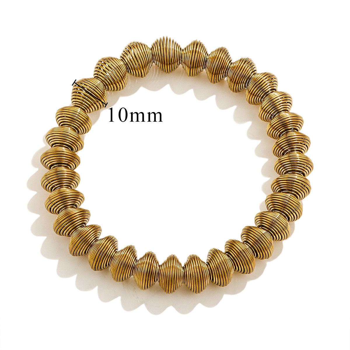 Europa y los Estados Unidos transfronterizos nuevos aberturas de acero de titanio chapado en oro pulseras de malla de acero inoxidable ajustable en forma de C pulseras de acero inoxidable para hombres y mujeres al por mayor