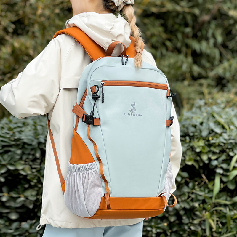 Cross-Border New Style Water-Repellent Fabric Outdoor Sports Travel Bag, Fashionable and Versatile, High-Quality, Large-Capacity Couple's Backpack
