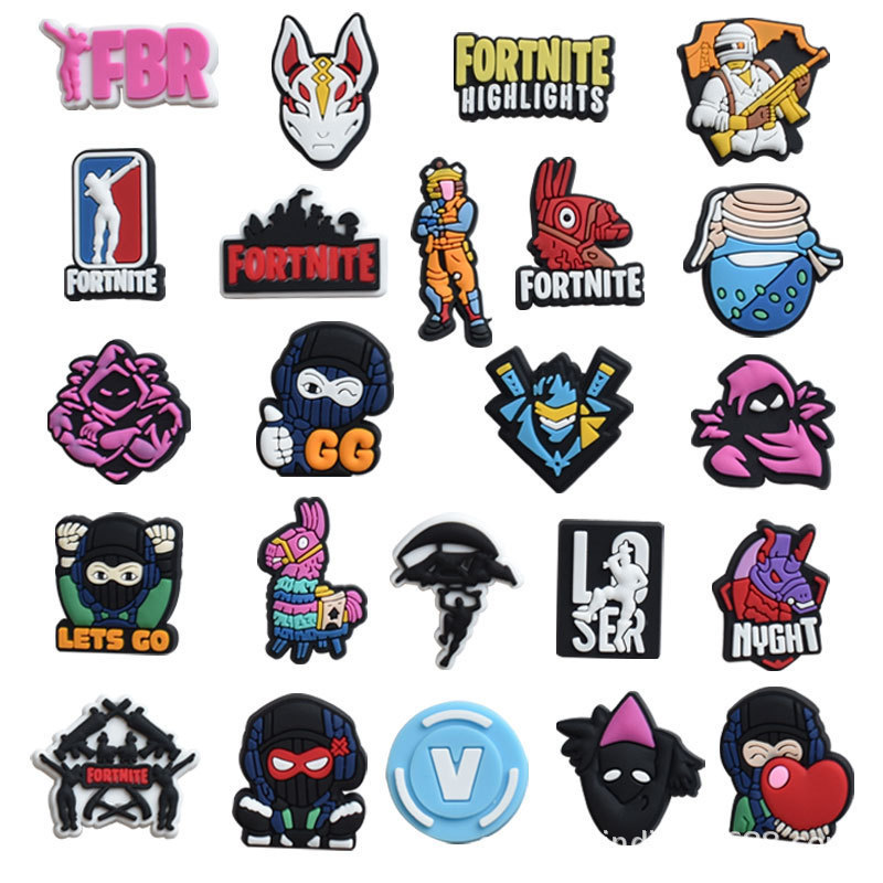 Fortnite Pvc Shoe Charms DIY Accessories Decorative Patches Shoe Clips Fortnite Pvc Shoe Charms DIY Accessories Decorative Patches Shoe Clips