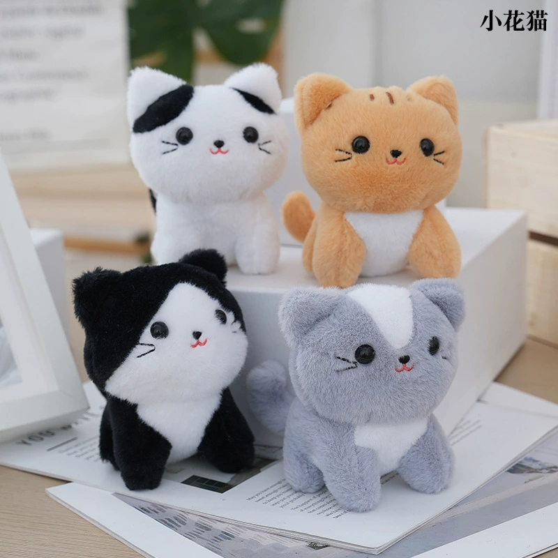 Сетка красная милая маленькая кошка подвеска плюшевая игрушка кукла котенка сумка подвеска брелок кукла