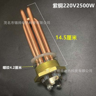 Steam milk bubble machine heating tube milk bubble machine electric heating tube steam water machine coffee machine heating tube 220V2.5KW