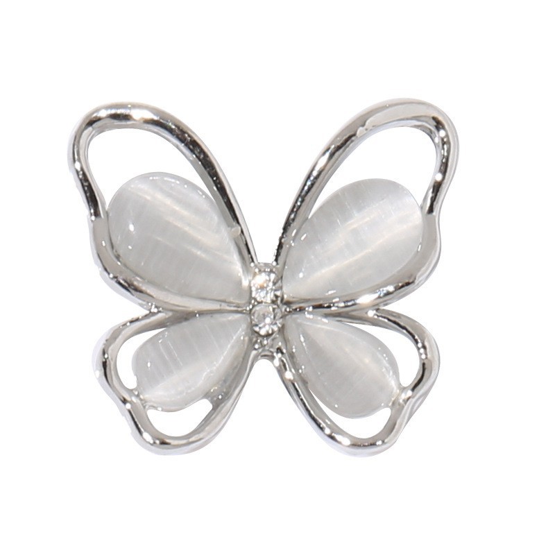 LZ nuevo hueco tridimensional Opal arco joyería de uñas aleación rhinestone mariposa taladro de uñas fábrica al por mayor image 7