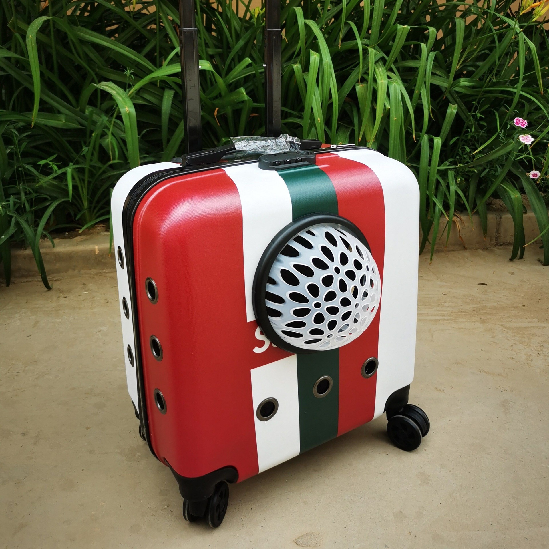 Box Space Capsule Pet Universal Wheel Dog Carrier Cat Outdoor Rolling Su Hong_voghion.com