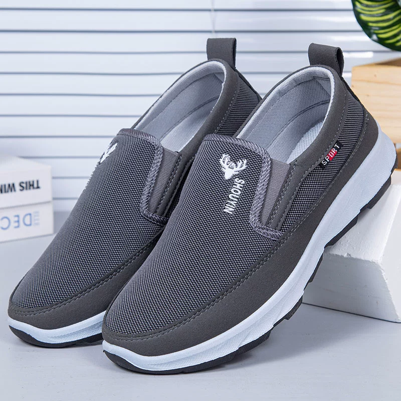 Старая пекинская тканевая обувь, мужской флагманский магазин, новинка 2024, повседневная обувь для пожилых людей, обувь для папы, мужская обувь