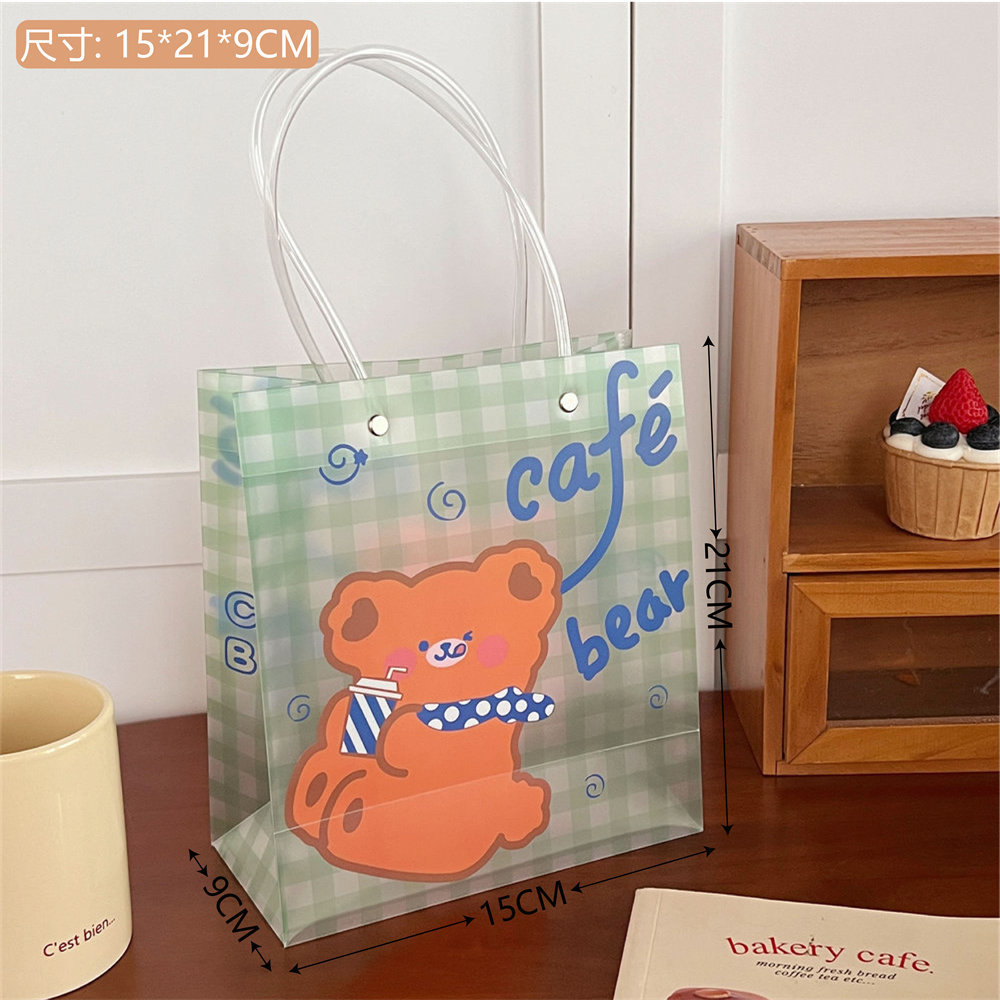 Dibujos animados lindo jalea perro nube bolsa de papel bolsa grande bolsa de regalo bolso de vacaciones bolsa de regalo de cumpleaños image 11