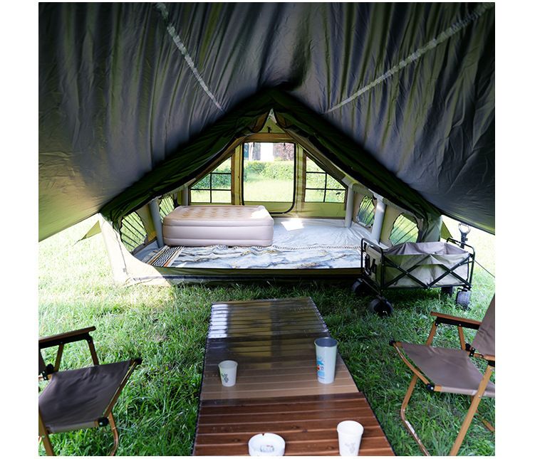 Inflatable Tent Oxford Cloth Wholesale Windproof Rainproof Sun Protection Beach Outdoor Equipment Camping Supplies
