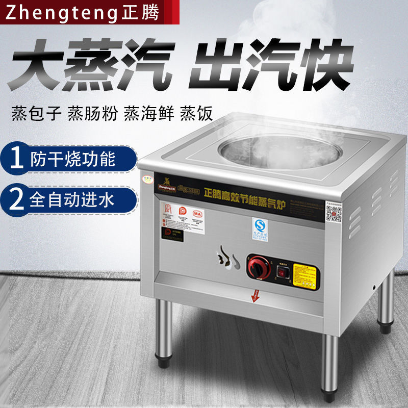 horno de vapor de vapor de gas comercial horno de vapor de calor eléctrico gas licuado eléctrico puro desayuno de gas horno de vapor máquina de bolos de vapor