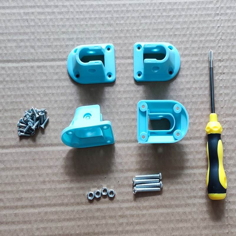 Blue thickened (with screwdriver) set of four