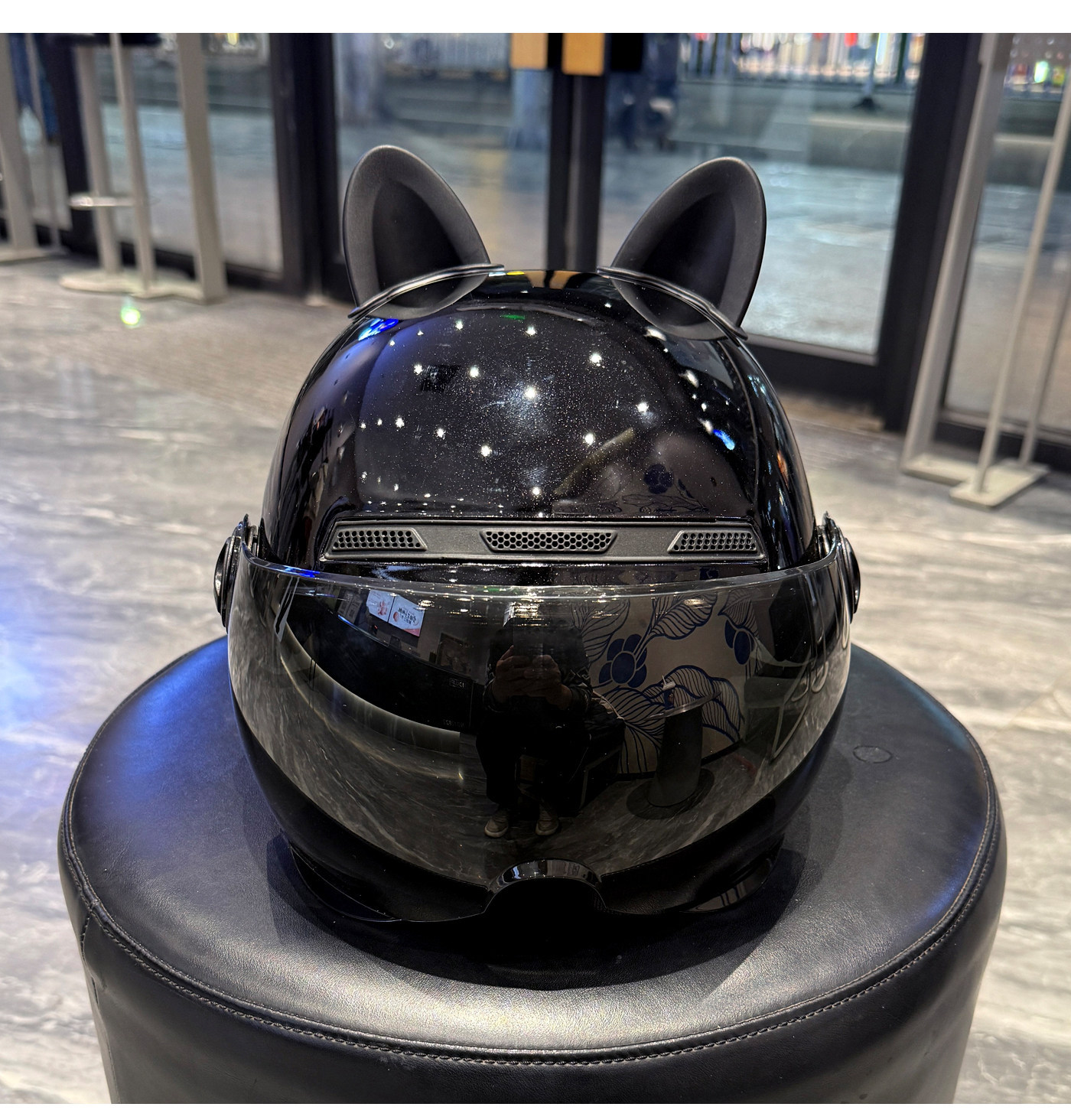 Simple Cat Design C Certified Electric Vehicle Helmet National Standard Summer Women's Electric Scooter Safety Helmet Four Seasons Sun Protection Half Helmet